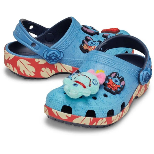 Scarpe da Bambino - CROCS Art. 213008MLT MULTI Blu SYITCH gomma Sandali