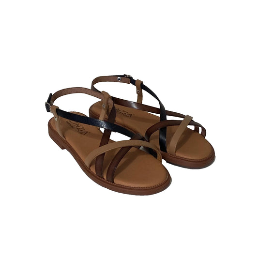 Scarpe da Donna - CINZIA SOFT Art. LF152 002 CIOCCOLATO BONE NERO Sandali