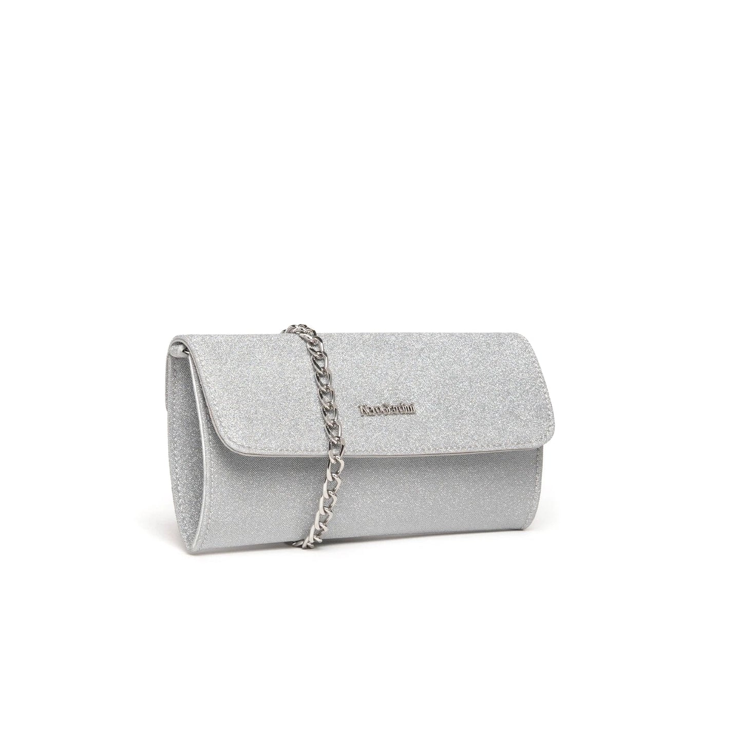Borsa da Donna - NERO GIARDINI Art. E343007DE 700 ARGENTO MICROGLITTER