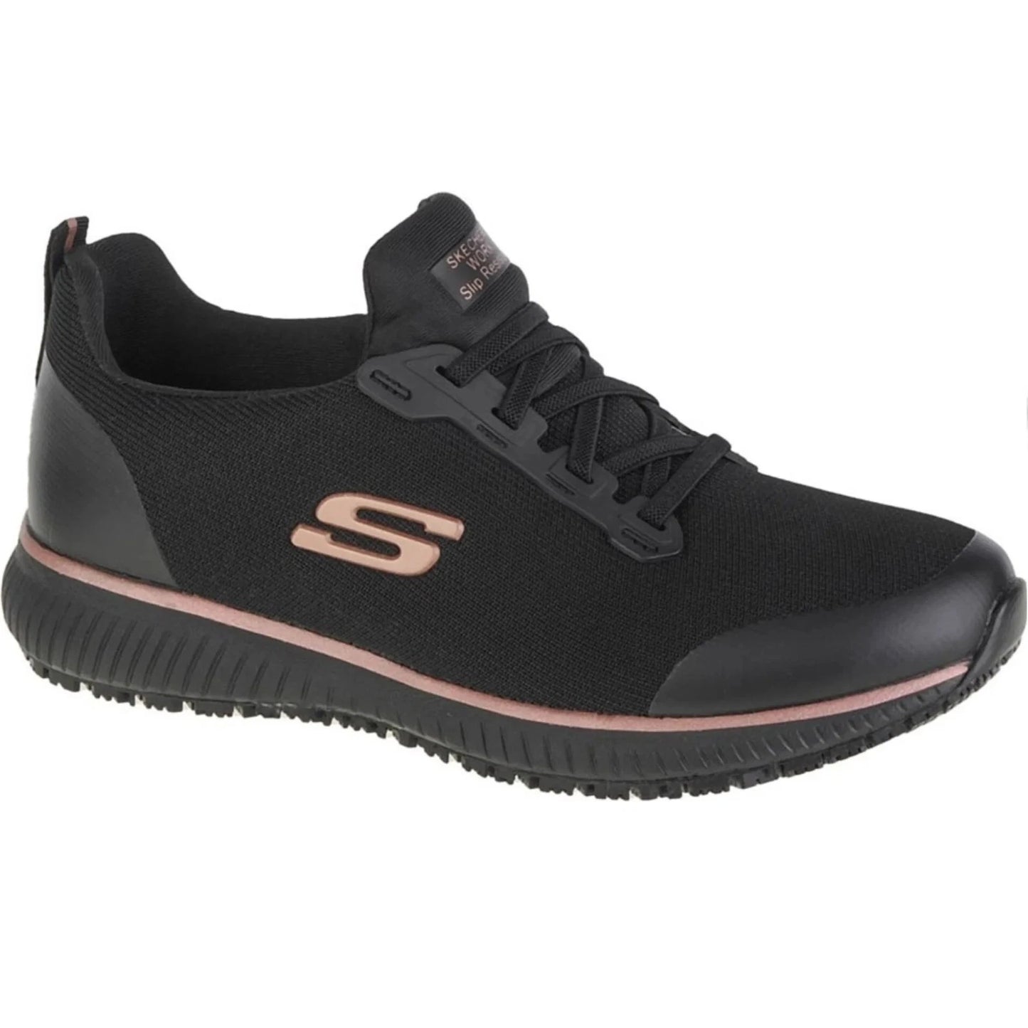 Scarpe da Donna - SKECHERS Art. 77222ECBKRG BLACK ROSE GOLD Sneakers da LAVORO