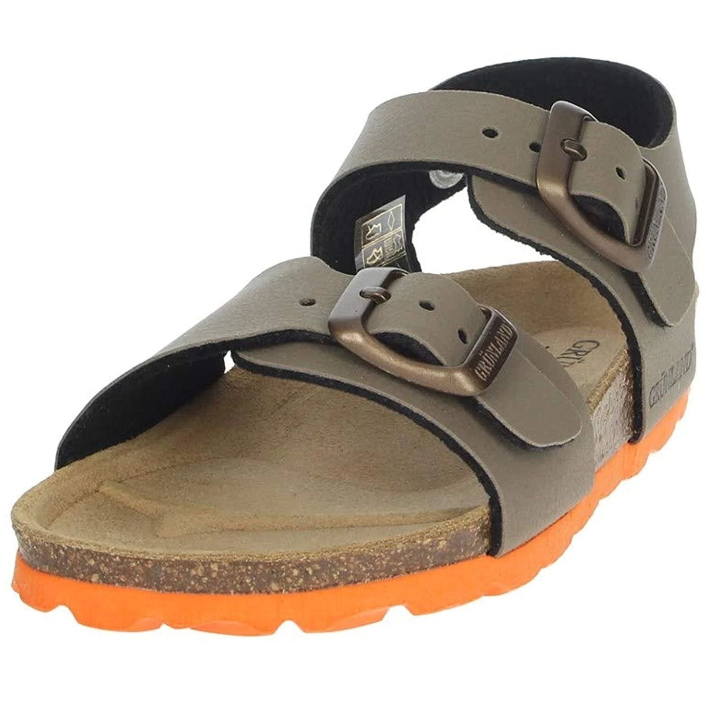 Scarpe da Bambino/Junior GRUNLAND - Art. LUCE SB0901 40-1 TORTORA ARANCIO sandali
