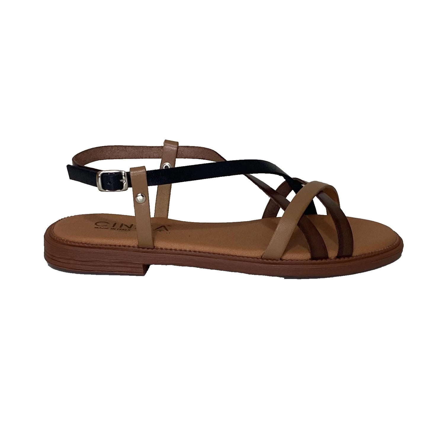 Scarpe da Donna - CINZIA SOFT Art. LF152 002 CIOCCOLATO BONE NERO Sandali