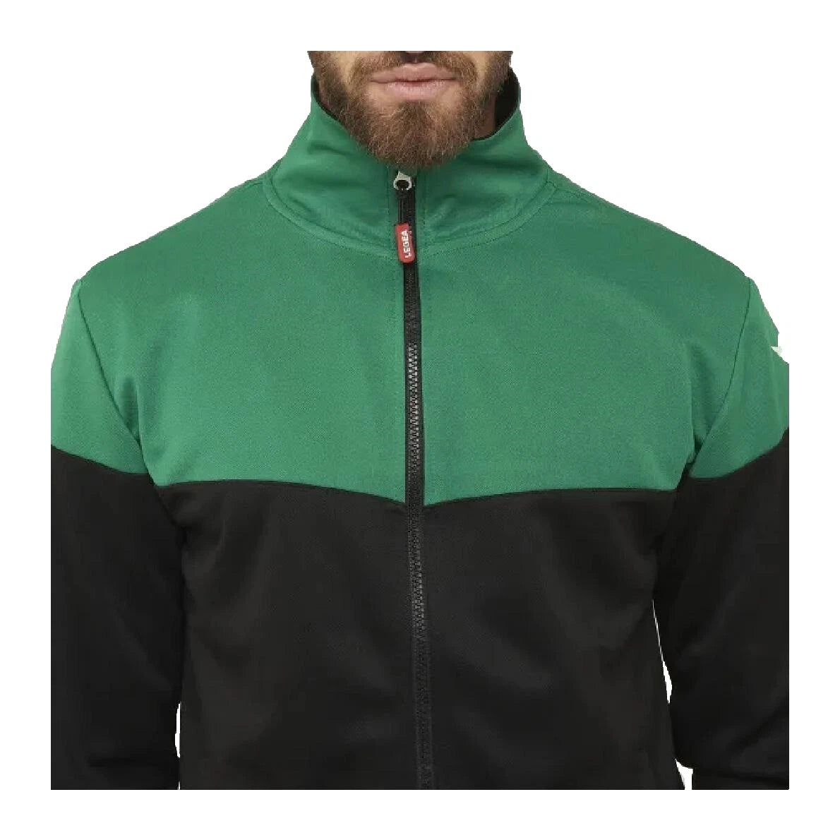 TUTA Unisex Adulto- LEGEA Art. ONTARIO BLACK DK GREEN Fitness