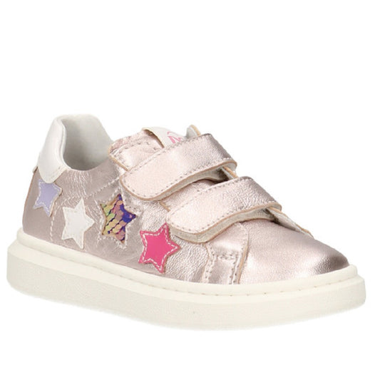 Scarpe da Bambina NEROGIARDINI art. E222148F 606 ROSA SNEAKERS con doppio strappo