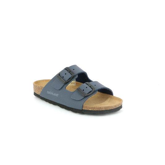 Scarpe da Bambino/Ragazzo - GRUNLAND Art. LUCE CB1537 40  BLU Sandali Doppia Fibbia