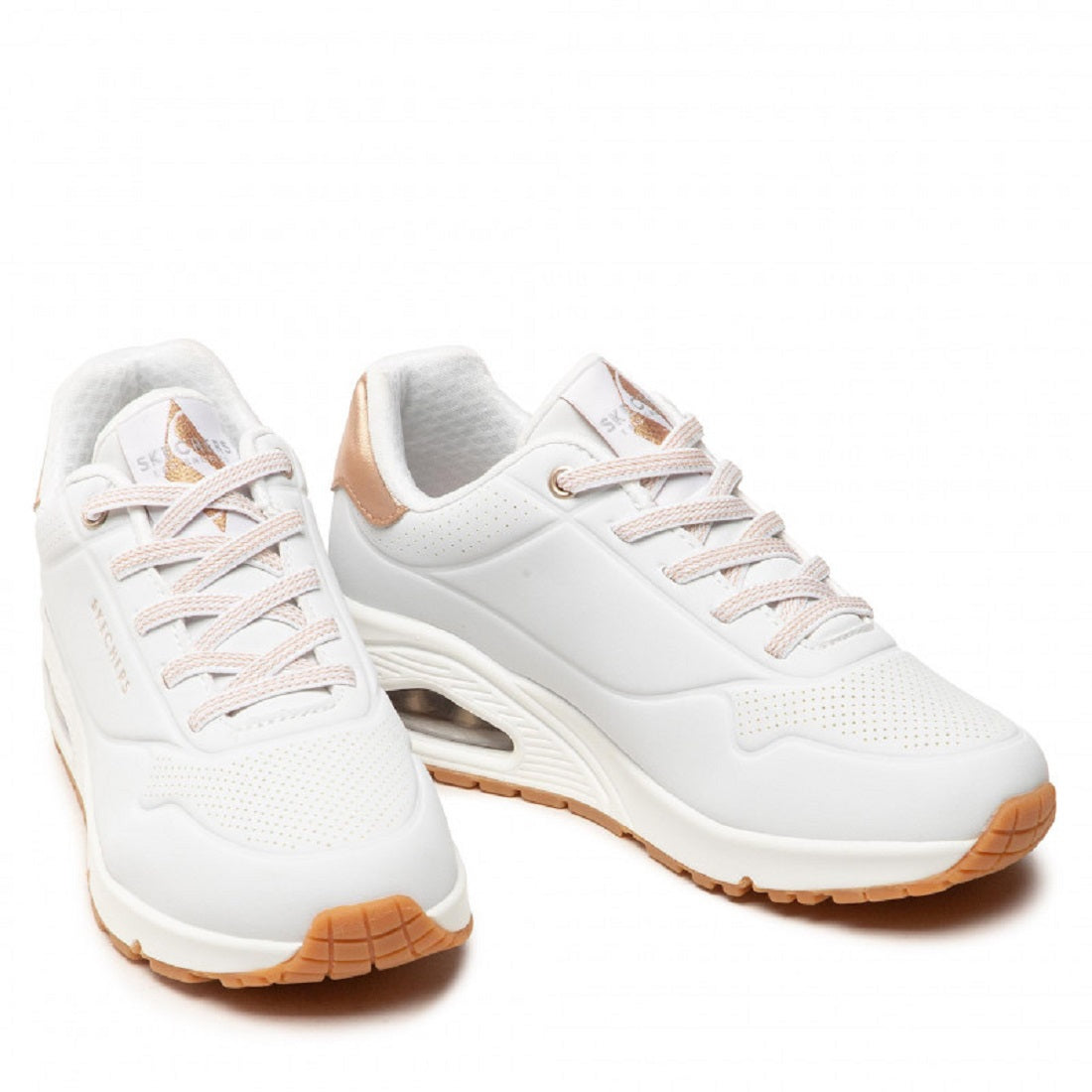 Scarpe da Donna SKECHERS Art. 155196WHT BIANCO sneakers