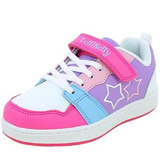 Scarpe da Bambina LELLIKELLY  art. LKAA2015 DAISY multicolore LILLA sneakers casual
