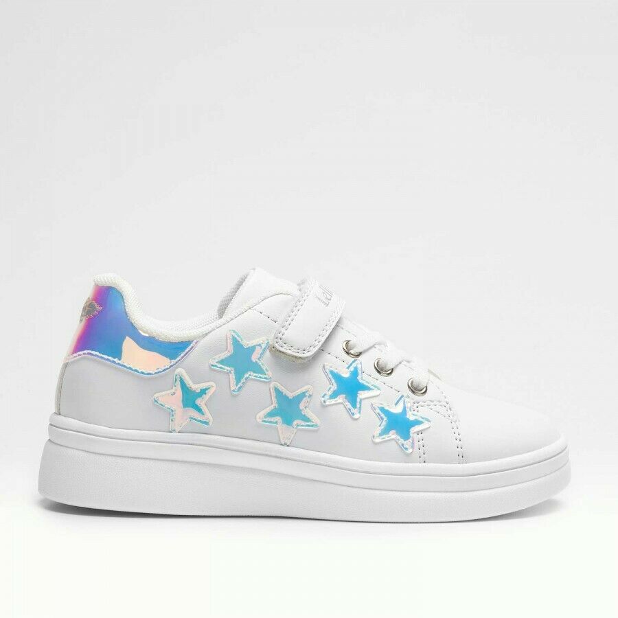 Scarpe da Bambina Lelli Kelly - Art. LK1828 BIANCO sneakers con strappo  casual