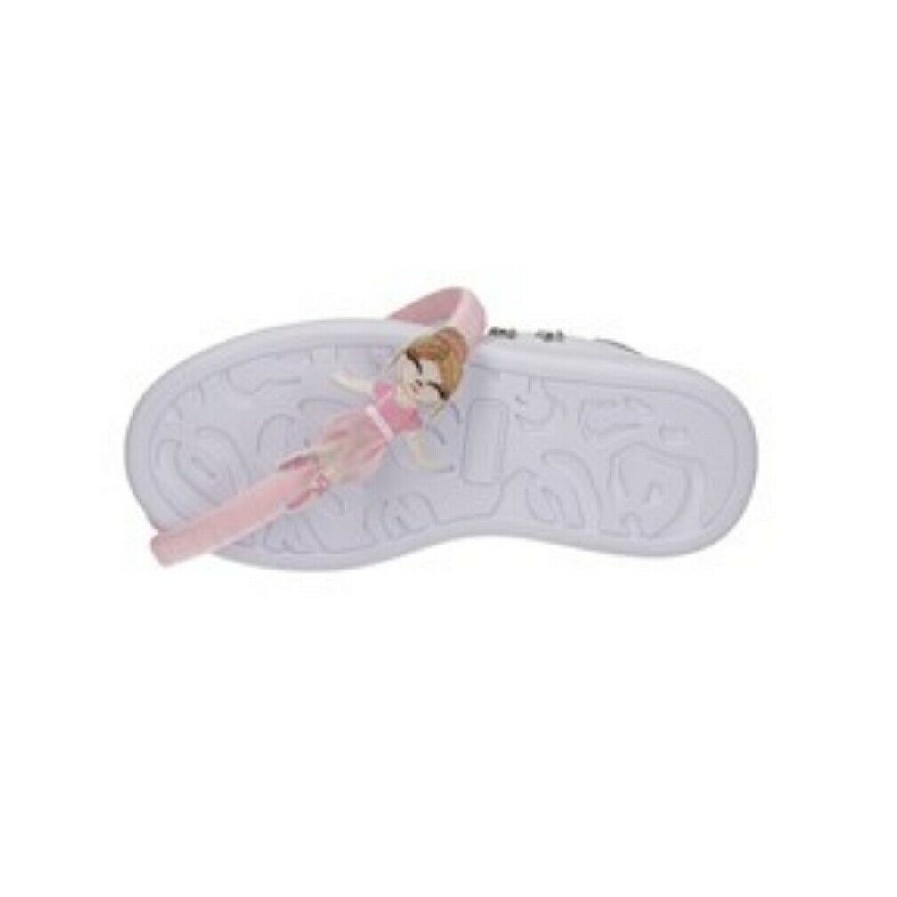 Scarpe da bambina Lelli Kelly - Art. LK5821 BIANCO ROSSO sneakers con strappo