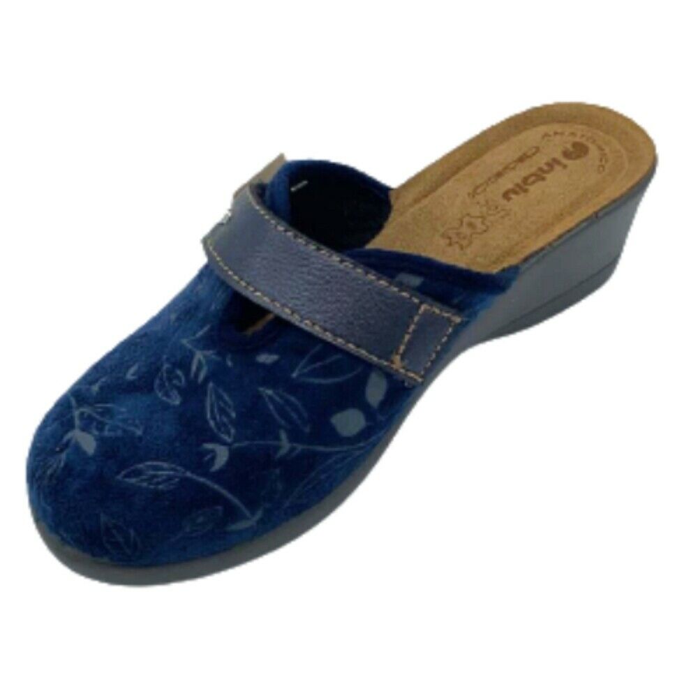 Scarpe da donna Inblu - Art. DE14 BLU PANTOFOLA  scamosciato