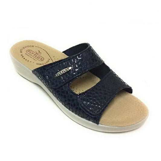 Scarpe da Donna FLY FLOT - Art.T5B18PE BLU ciabatte doppio strappo