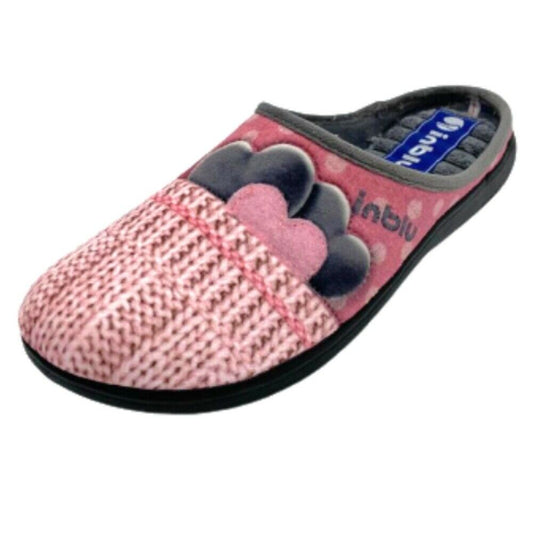 Scarpe da donna  INBLU- Art. EC70 ROSA GRIGIO PANTOFOLE