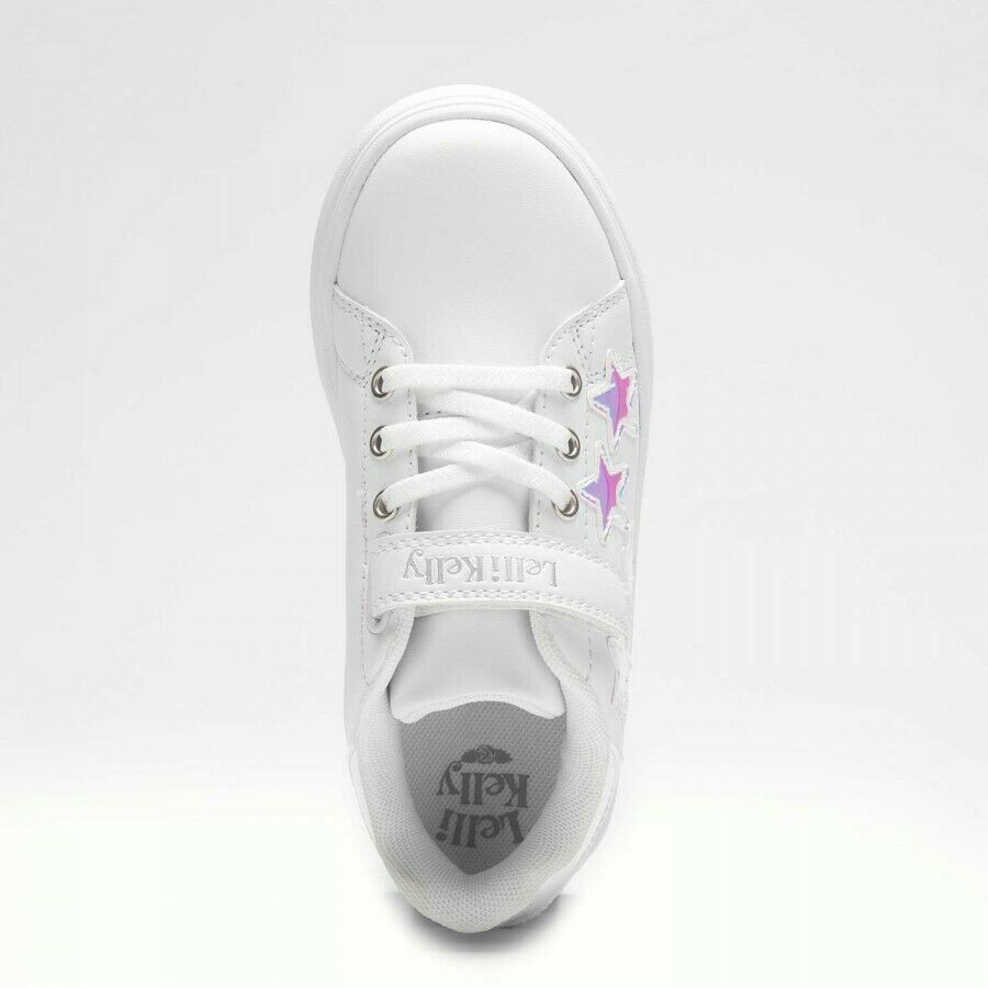 Scarpe da Bambina Lelli Kelly - Art. LK1828 BIANCO sneakers con strappo  casual