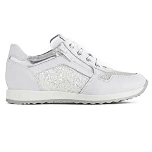 Scarpe bambina Nero Giardini - Art. P931000F J1 BIANCO GLITTER sneakers