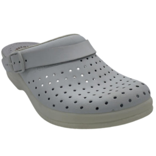 Scarpe da Donna FLY FLOT Art. 12077 BIANCO Sabot professionale sanitario con cinturino