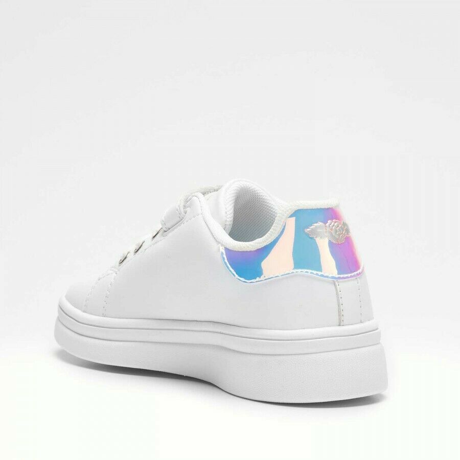 Scarpe da Bambina Lelli Kelly - Art. LK1828 BIANCO sneakers con strappo  casual