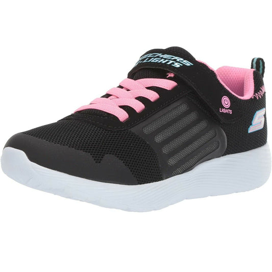 Scarpe da Bambina SKECHERS - Art. 20268L BKPK BLACK PINK  Sneakers strappo con luci