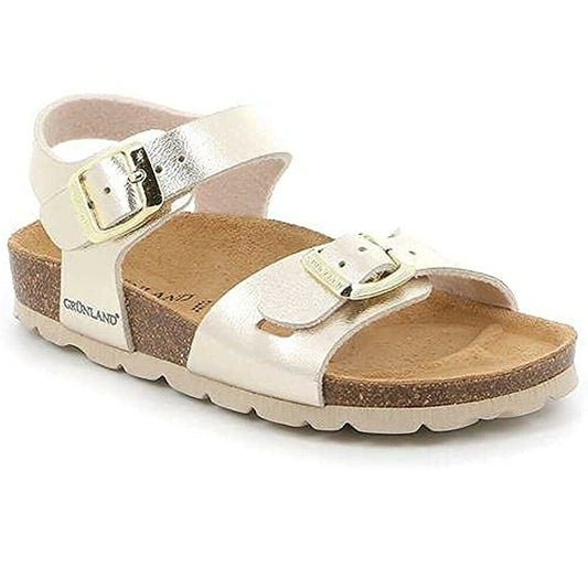 Scarpe da Bambina GRUNLAND - Art. LUCE SB0646-40 PLATINO sandali  casual